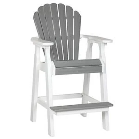 CWS 448PRE Pub Chair WH/DWG